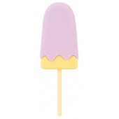 Сиреневый мини-вибратор в форме пломбира Vibrating Popsicle - Orion