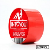 Красный скотч для фиксации Non-Sticky Bondage Tape - 15 м. - Intoyou - купить с доставкой в Иваново