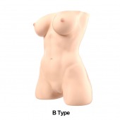 Телесный мастурбатор-торс Jessica B - Naked Factory - в Иваново купить с доставкой