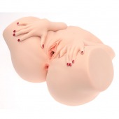 Телесный мастурбатор-полуторс Barbie - Naked Factory - в Иваново купить с доставкой