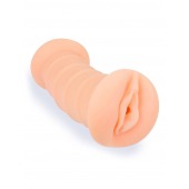 Телесный двусторонний мастурбатор с вибропулей и эрекционными кольцами в комплекте - Sexy Girl - в Иваново купить с доставкой