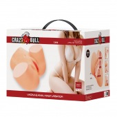 Телесный мастурбатор Liora с 2 любовными тоннелями - Baile - в Иваново купить с доставкой