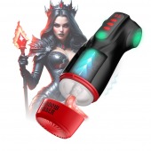 Интерактивный мастурбатор Raven с вакуумом, вибрацией и подсветкой - Shots Media BV - в Иваново купить с доставкой