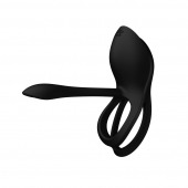 Черное эрекционное виброкольцо Bayek с пультом ДУ - Zalo - в Иваново купить с доставкой