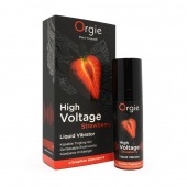 Жидкий вибратор Orgie High Voltage Strawberry - 15 мл. - ORGIE - купить с доставкой в Иваново