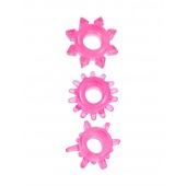 Комплект из трех розовых эрекционных колец - Erowoman-Eroman - в Иваново купить с доставкой