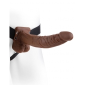 Полый мужской фаллопротез Hollow Strap-On with Balls - 24 см. - Pipedream - купить с доставкой в Иваново