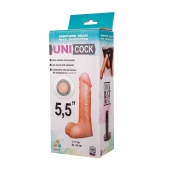Фаллическая насадка Харнесс UNICOCK 5,5  - 17 см. - LOVETOY (А-Полимер) - купить с доставкой в Иваново