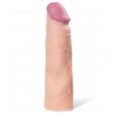 Реалистичная насадка с ярко выраженной головкой - 16,5 см. - A-toys - в Иваново купить с доставкой