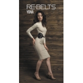 Пояс с клёпками Yona Black - Rebelts - купить с доставкой в Иваново