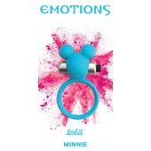Голубое эрекционное виброколечко Emotions Minnie Breeze - Lola Games - в Иваново купить с доставкой