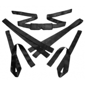 Бондажный набор из сатиновых лент Bordeaux 5 Piece Satin Bondage Set - XR Brands - купить с доставкой в Иваново