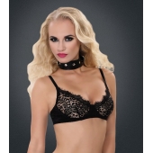 Полиуретановый ошейник с пуклями и D-кольцами Collar with Studs - Blush Novelties - купить с доставкой в Иваново