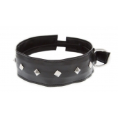 Полиуретановый ошейник с пуклями Collar with Studs - Blush Novelties - купить с доставкой в Иваново