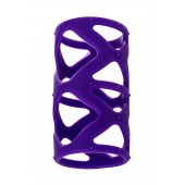 Фиолетовая насадка-сетка на пенис - 7,5 см. - A-toys - в Иваново купить с доставкой