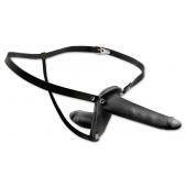 Женский страпон с вагинальной пробкой Double Penetrix Strap-on - 15 см. - Pipedream - купить с доставкой в Иваново