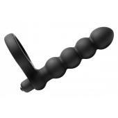 Насадка для двойного проникновения Double Fun Cock Ring with Double Penetration Vibe - XR Brands - в Иваново купить с доставкой