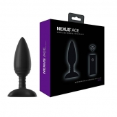 Чёрная вибровтулка NEXUS ACE SMALL с дистанционным управлением - 10 см. - Nexus Range в Иваново Чёрная вибровтулка NEXUS ACE SMALL с дистанционным управлением - 10 см. - Nexus Range