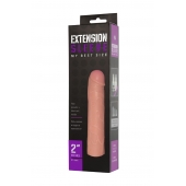 Насадка-удлинитель Extension sleeve телесного цвета - 18,5 см. - Sitabella - в Иваново купить с доставкой
