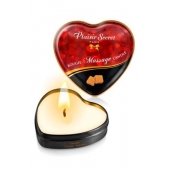 Массажная свеча с ароматом карамели Bougie Massage Candle - 35 мл. - Plaisir Secret - купить с доставкой в Иваново