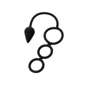 Тройное эрекционное кольцо с анальным хвостом Drop S-size - Erotist Adult Toys - в Иваново купить с доставкой