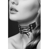 Оригинальный ошейник-чокер со шнуровкой - Bijoux Pour Toi - купить с доставкой в Иваново