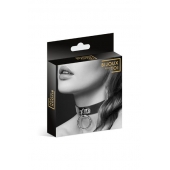 Узенький ошейник из полиуретана с кольцом - Bijoux Pour Toi - купить с доставкой в Иваново