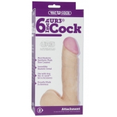 Ультра реалистичная насадка Vac-U-Lock  6  ULTRASKYN Cock - 17,3 см. - Doc Johnson - купить с доставкой в Иваново