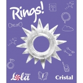 Прозрачное эрекционное кольцо Rings Cristal - Lola Games - в Иваново купить с доставкой