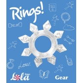 Прозрачное эрекционное кольцо Rings Gear - Lola Games - в Иваново купить с доставкой