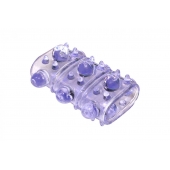 Фиолетовая насадка на пенис Rings Armour - Lola Games - в Иваново купить с доставкой