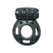 Черное эрекционное кольцо с вибрацией Rings Axle-pin - Lola Games - в Иваново купить с доставкой
