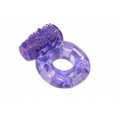 Фиолетовое эрекционное кольцо с вибрацией Rings Axle-pin - Lola Games - в Иваново купить с доставкой