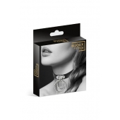 Черный чокер с двумя кольцами - Bijoux Pour Toi - купить с доставкой в Иваново