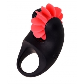 Чёрно-красное эрекционное виброкольцо Erotist - Erotist Adult Toys - в Иваново купить с доставкой