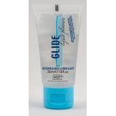 Интимная смазка на водной основе Glide - 30 мл. - HOT - купить с доставкой в Иваново