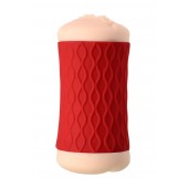 Двухсторонний мастурбатор JOS  NADIN в красном цилиндре - JOS - в Иваново купить с доставкой