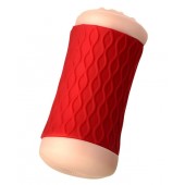 Двухсторонний мастурбатор JOS  NADIN в красном цилиндре - JOS - в Иваново купить с доставкой