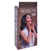 Кляп-трензель Lora с металлическими кольцами - Rebelts - купить с доставкой в Иваново