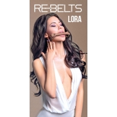 Кляп-трензель Lora с металлическими кольцами - Rebelts - купить с доставкой в Иваново