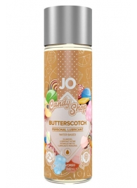 Смазка на водной основе Candy Shop Butterscotch с ароматом ирисок - 60 мл. - System JO - купить с доставкой в Иваново