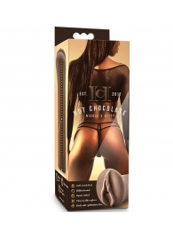 Коричневый мастубратор-вагина Nicole s Kitty - Blush Novelties - в Иваново купить с доставкой