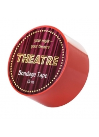 Красный бондажный скотч TOYFA Theatre - 15 м. - ToyFa - купить с доставкой в Иваново