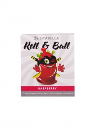 Стимулирующий презерватив-насадка Roll   Ball Raspberry - Sitabella - купить с доставкой в Иваново