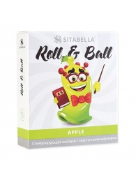 Стимулирующий презерватив-насадка Roll   Ball Apple - Sitabella - купить с доставкой в Иваново