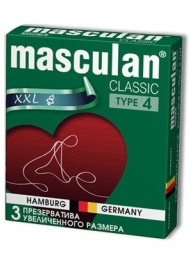 Розовые презервативы Masculan Classic XXL увеличенного размера - 3 шт. - Masculan - купить с доставкой в Иваново