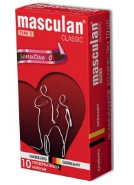 Розовые презервативы Masculan Classic Sensitive - 10 шт. - Masculan - купить с доставкой в Иваново
