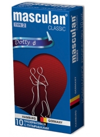 Розовые презервативы Masculan Classic Dotty с пупырышками - 10 шт. - Masculan - купить с доставкой в Иваново
