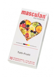 Жёлтые презервативы Masculan Ultra Tutti-Frutti с фруктовым ароматом - 10 шт. - Masculan - купить с доставкой в Иваново