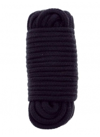 Черная веревка для связывания BONDX LOVE ROPE - 10 м. - Dream Toys - купить с доставкой в Иваново